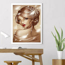 5D DIY Diamond Painting Full Round Drill Women Cross Stitch Embroidery Kits