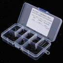 180Pcs Black M3 Nylon Male-Female Hex Spacers Screw Nut Assortment Kit