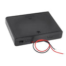 Plastic 6X 1.5V AA Battery Holder Storage Box standard Case with Spring Clip