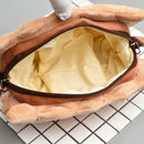 Fashion Teenage Girls Shoulder Bags Plush Biscuit Pattern Crossbody Bag