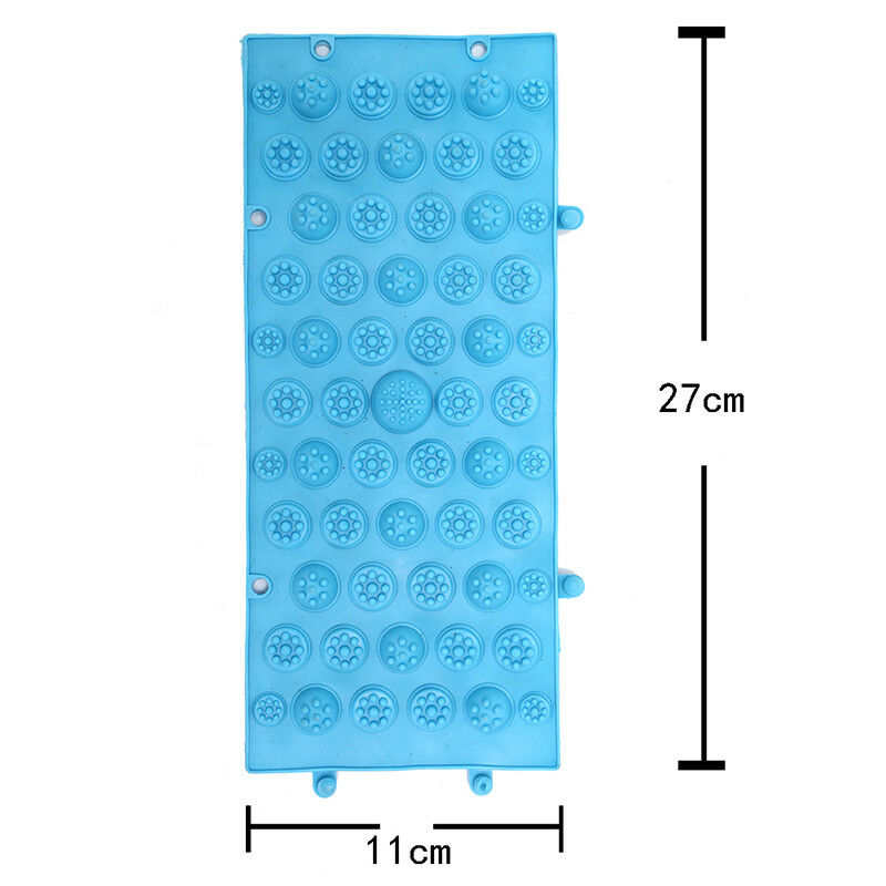 Foot Massage Pad Toe Pressure Plate Mat Blood Circulation Shiatsu Mat 11*27c FT