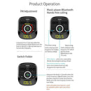 Car Bluetooth FM Transmitter MP3 Player Hands Free Audio Auto Accessories