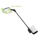 Bicycle Cycling Helmet Mounted Rear View Mirror 360Â° Rotatable Flat Mirror