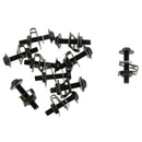 20PCS Motor Body CNC M6 Fairing Bolts Fastener Clips Washes Screw Nut Black