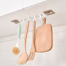 Kitchen Gabgets Cupboard 6 Hook Home Organizer Storage Rack Pantry Chest To