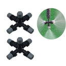 5-head Micro Irrigation System Fog Mist Cool Nozzle Garden Greenhouse Lawn EOJ