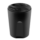 Black Cylindrical 10W X8 Car Wireless Charger Cup With Usb Output For Iphon