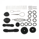 Hair Bun Clip Maker Pads Hairpins Roller Braid Twist Sponge Styling Accesso A