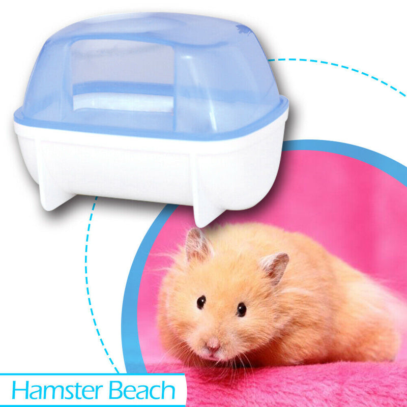 Hamster Cage Bathroom Bathtub Toilet Plastic Small Pet Sauna Bath Basin A