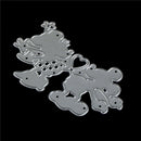 Vivid Two Mouse Metal Cutting Dies Stencils Cards Photo Album Decorative LJ