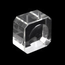 1X Crystal Clear Square Block Sphere Rocks Base Stand Holder Display Stone Favor