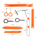 12Pcs/Set Car Install Removal Tools for Radio Door Clip Panel Dash Audio Stereo
