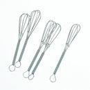 stainless steel hairdressing tool tint color dye whisk balloon whip mixer  Z