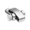 Pack of 2 Adjustable 304 Stainless Steel U Shackle Buckles for Paracord Bracelet