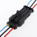 Car Male&Female HID Wire Plug Anti-water 14AWG Cable Wire Harness 3pin