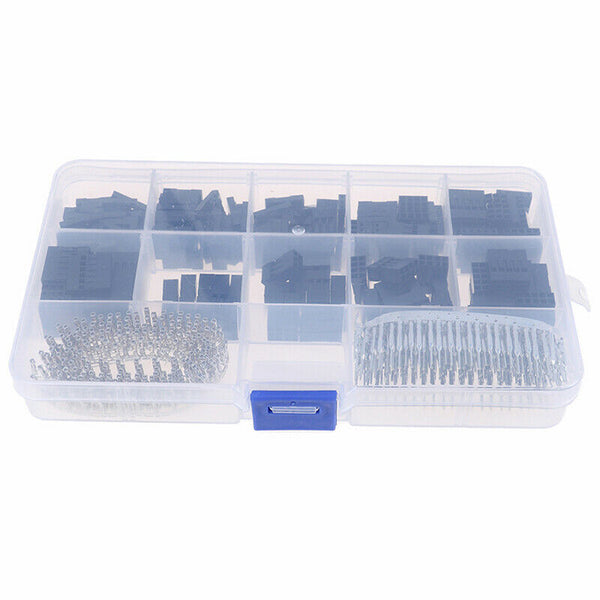 610PCS 2.54mm Crimp Pin Connector Header Jumper Wire Terminal Kis  Nw