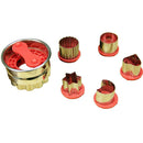 Biscuit Cutter Cookie Sandwich Mold Sandwich Cake Decoration 6Pcs Bread OGX8