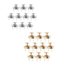 20 Pairs 18mm Leather Sewing Craft Magnetic Snap Fasteners Clasps Buttons