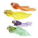 2Pcs Colorful Artificial Foam Mini Bird with Clip Home Wedding DIY Kit Decor