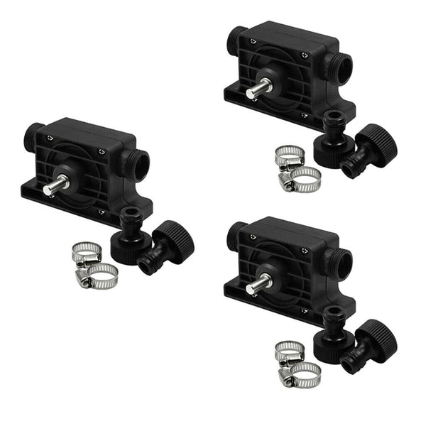 3 Set Plastic Portable Electric Drill Oil/Water Pump Self Priming Transfer Pump