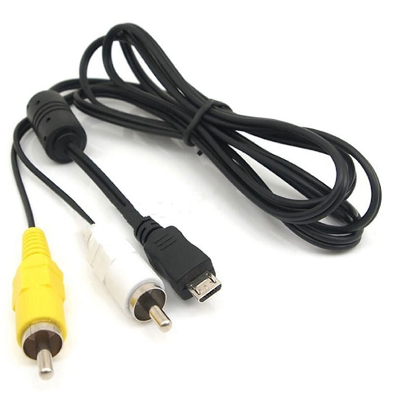 Micro USB Male to 2 RCA-AV Adapter Audio Video Cable for Android Mobile-Phone