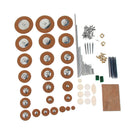 Sax Pads Reeds Needles Shaft Rods Cork Sheet Screws for Alto Saxophone