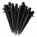 (Pack of 100) Drip Emitters Perfect for 4mm / 7mm Tube,Adjustable 360 Degre