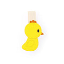 Yellow Duck Chicken Cartoon Wood Clip Photo Paper Pegs Clothespin Craft Decor MO