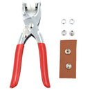 Pliers With 20 Sets Snap White Copper Snap Buttons Claw Buckle Installation C5Z2