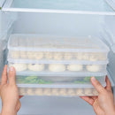 Refrigerator Dumpling Storage Box Stackable Food Organizer Plastic Con OYL