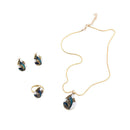 Women'S Fashion Retro 3 Pcs/Set Bride Wedding Luxury Crystal Necklace/EarrinS8E7