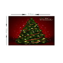 Christmas Tree Snowy Sky Wall Art Hanging Tapestry Dorm Bedspread Decor A