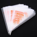 Disposable Plastic Cake Nozzles Pack Baking Decor Pastry Fondant Bag 100PCs 9ITO