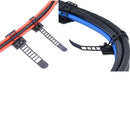 1X(100 Pcs Adjustable Cable Clips Self-Adhesive Cord Fixer Wire Clamp Strap
