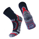 Women Men Winter Sports Hiking Socks Thermal Snow Ski Crew Sock Black XL