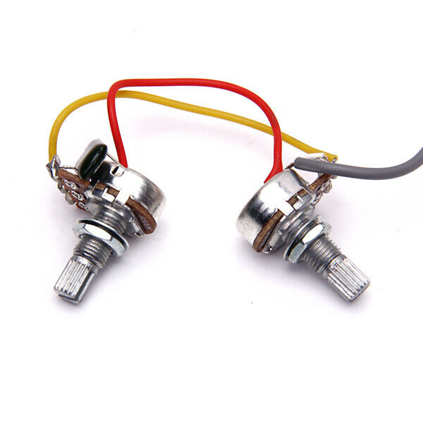 1 Set Guitars Wiring Kit Pickup Selector A500K B500K Potentiometers Pot 2A683J