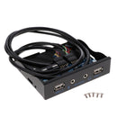 9-pin USB 2.0 To HD Audio Mic Ports CD ROM