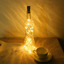 2m 20 LED String Light Battery Powered Copper Wire Fairy Lamp Bar (Yellow) A
