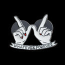 Creative Love Heart Gesture Brooch Badges Unisex Bag Clothing Pins Jewelry A