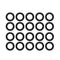 Power Pressure Washer Rubber O-Rings For 1/4 Inch,3/8 Inch,M22 Quick Connec