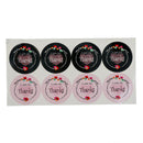 80pcs(10sheet) wreath thank you Sealing Stickers Gift Box Labels Gift DIY  3C