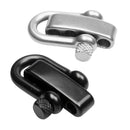 Pack of 2 Adjustable 304 Stainless Steel U Shackle Buckles for Paracord Bracelet
