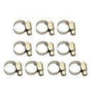 10 Pack Stainless Steel Adjustable 10-16mm Size Range Worm Gear Hose Clamp Fuel