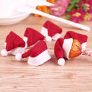 6pcs Mini Santa Claus Hat Christmas Xmas Holiday Lollipop Top Topper Decor ES