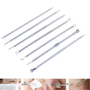 7Pcs Tool Kit Acne Extractor Remover Blackhead Pimple Needles Blemish Treatments