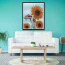 5D DIY Special Shaped Diamond Painting Sunflower Embroidery Bedroom Kits Decor