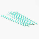 25X paper drinking straw Decor Stripe Party birthday holiday wedding