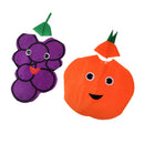 2 Sets Kids' Fruits Grape Orange Costume Fabric Outfit Dress Up Accessories