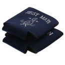 2 Pair Captain First Mate Anchor Beer Can Cooler Neoprene Sleeve Protection