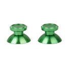 2pcs Green Chrome Joystick Cap Cover Shell for Sony PS4 Xbox One Controller